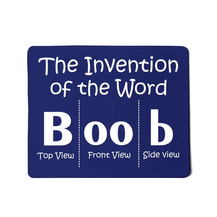 Invention Of The Word Boob