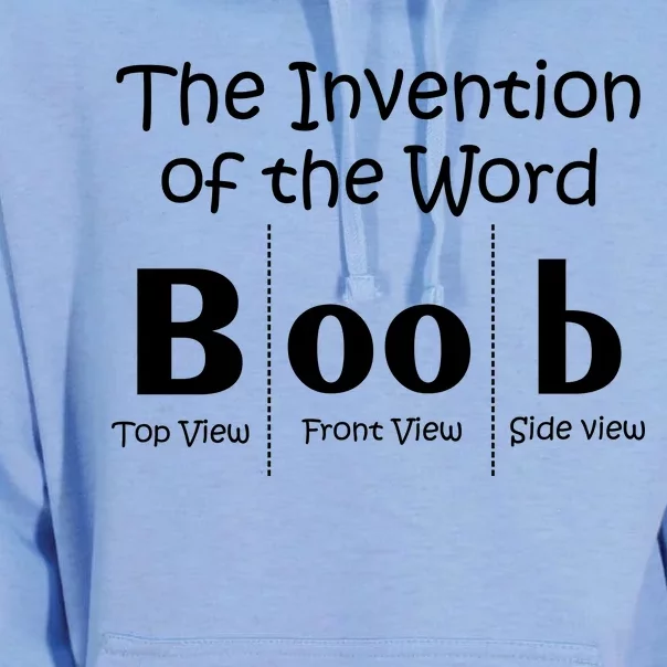 Invention Of The Word Boob Unisex Surf Hoodie