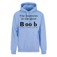 Invention Of The Word Boob Hoodie By CharGrilled
