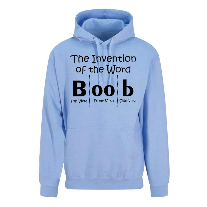 Invention Of The Word Boob Unisex Surf Hoodie