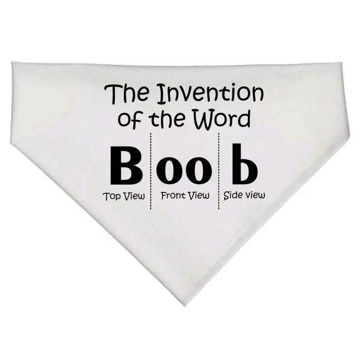 Invention Of The Word Boob USA-Made Doggie Bandana