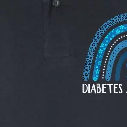 In November We Wear Blue Rainbow Diabetes Awareness Month Softstyle Adult Sport Polo