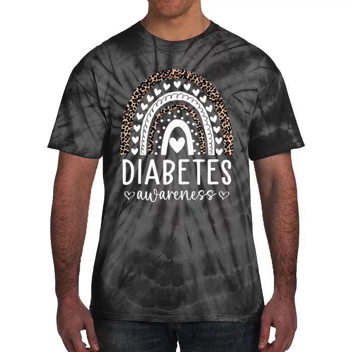 In November We Wear Blue Diabetes Awareness Month Tie-Dye T-Shirt