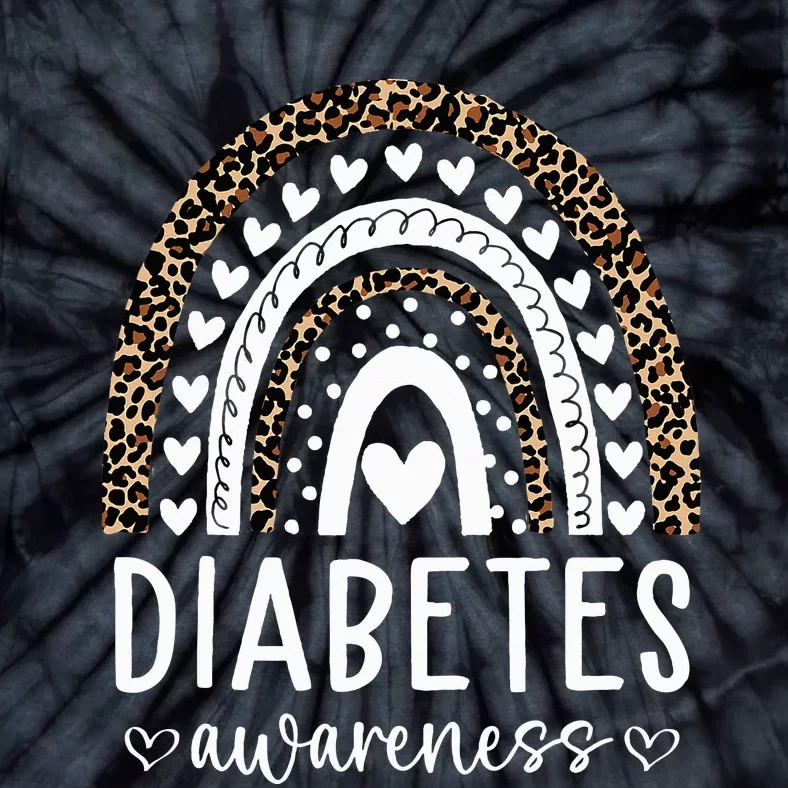 In November We Wear Blue Diabetes Awareness Month Tie-Dye T-Shirt