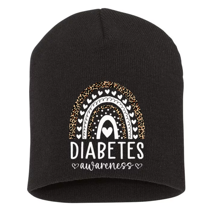 In November We Wear Blue Diabetes Awareness Month Short Acrylic Beanie