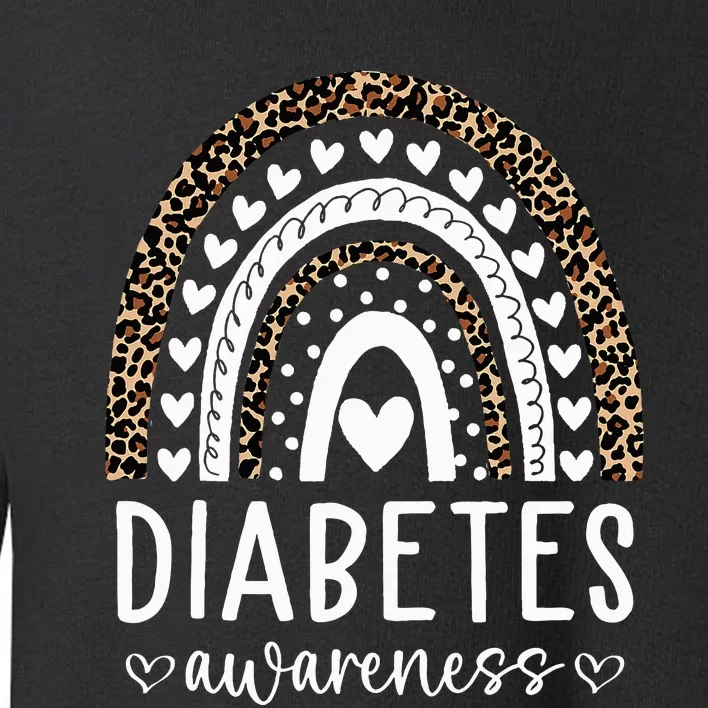 In November We Wear Blue Diabetes Awareness Month Toddler Sweatshirt