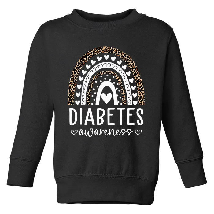 In November We Wear Blue Diabetes Awareness Month Toddler Sweatshirt