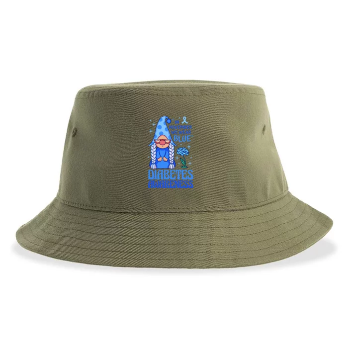 In November We Wear Blue For Diabetes Awareness Sustainable Bucket Hat