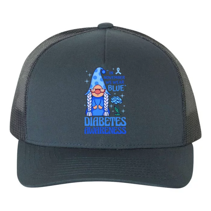 In November We Wear Blue For Diabetes Awareness Yupoong Adult 5-Panel Trucker Hat