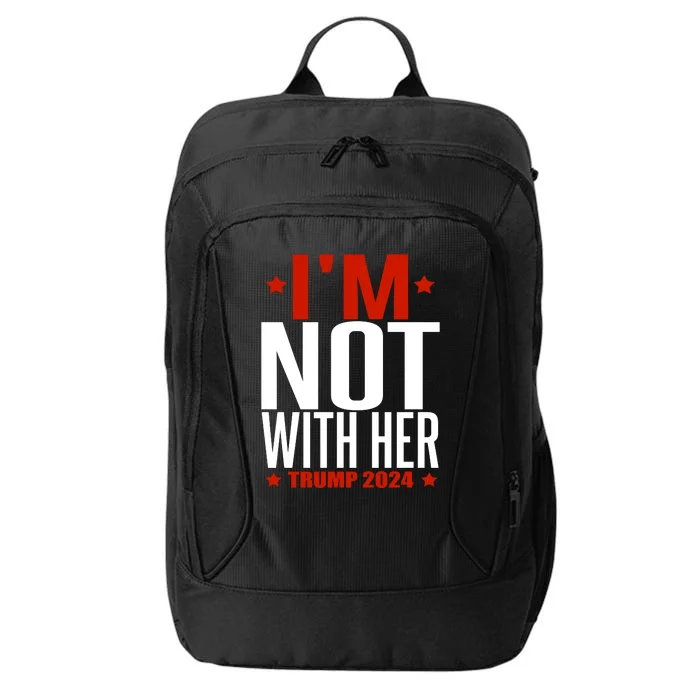 IM Not With Her Trump 2024 City Backpack