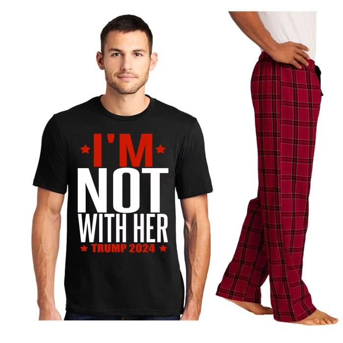 IM Not With Her Trump 2024 Pajama Set