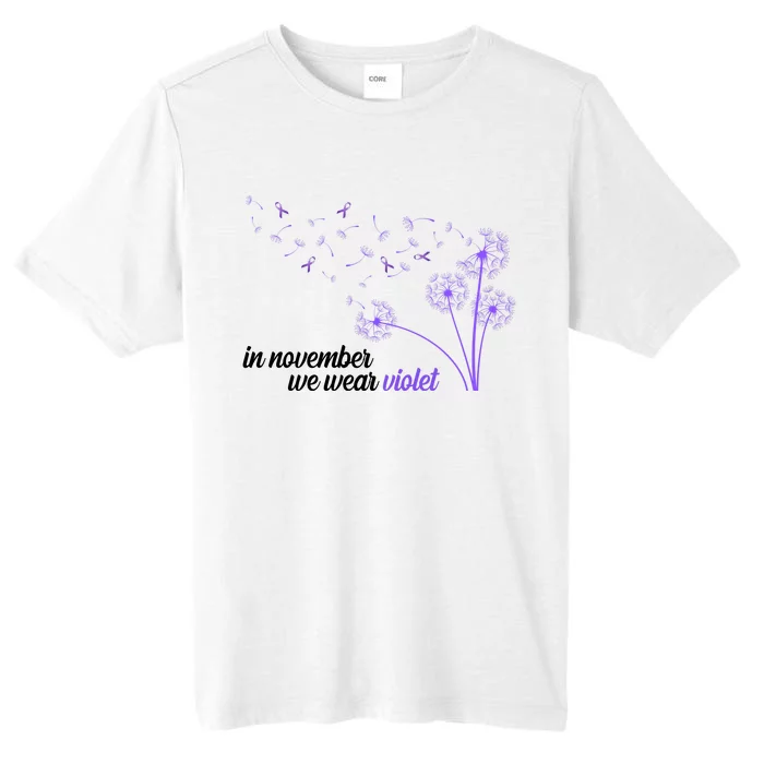 In November We Wear Violet Alzheimer Awareness ChromaSoft Performance T-Shirt