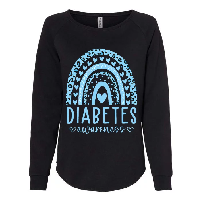 In November We Wear Blue Diabetes Awareness Month Womens California Wash Sweatshirt