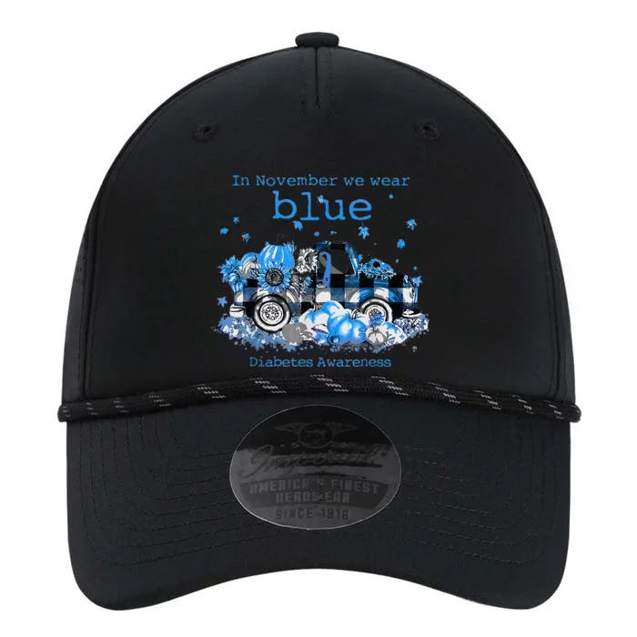 In November We Wear Blue Truck Diabetes Awareness Performance The Dyno Cap