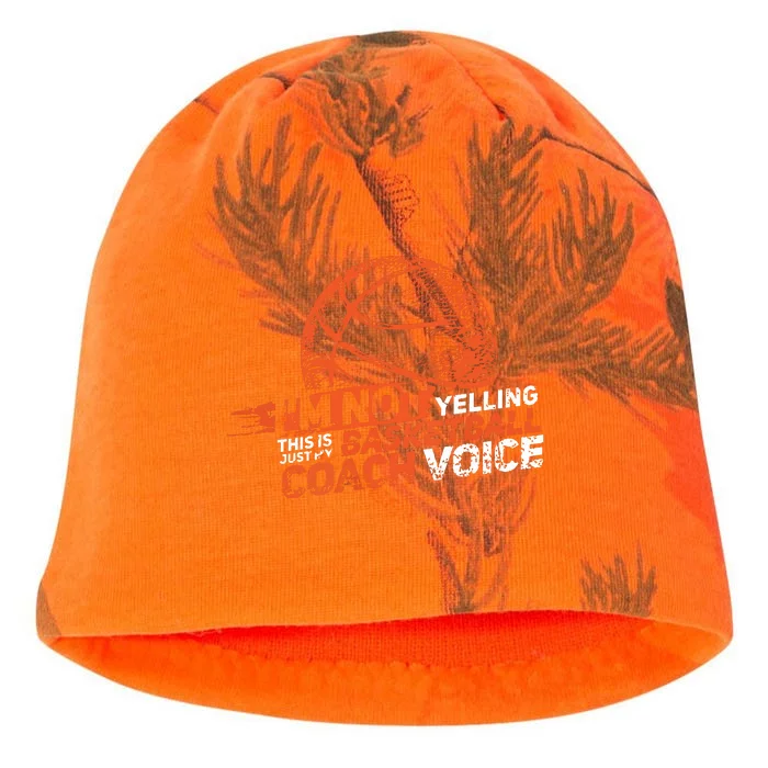 Im Not Yelling Basketball Coach Voice Basketball Coaching Kati - Camo Knit Beanie