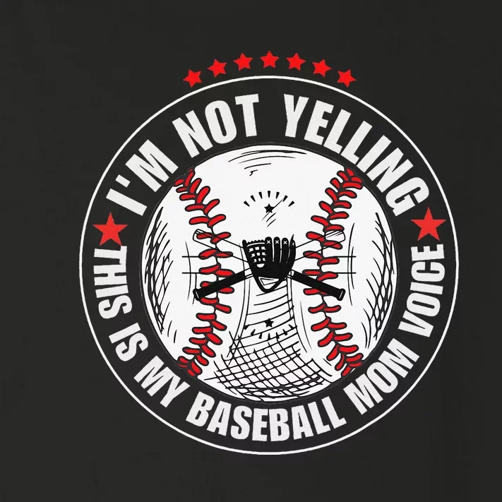 I'm not yelling this is my baseball mom voice Toddler Long Sleeve Shirt