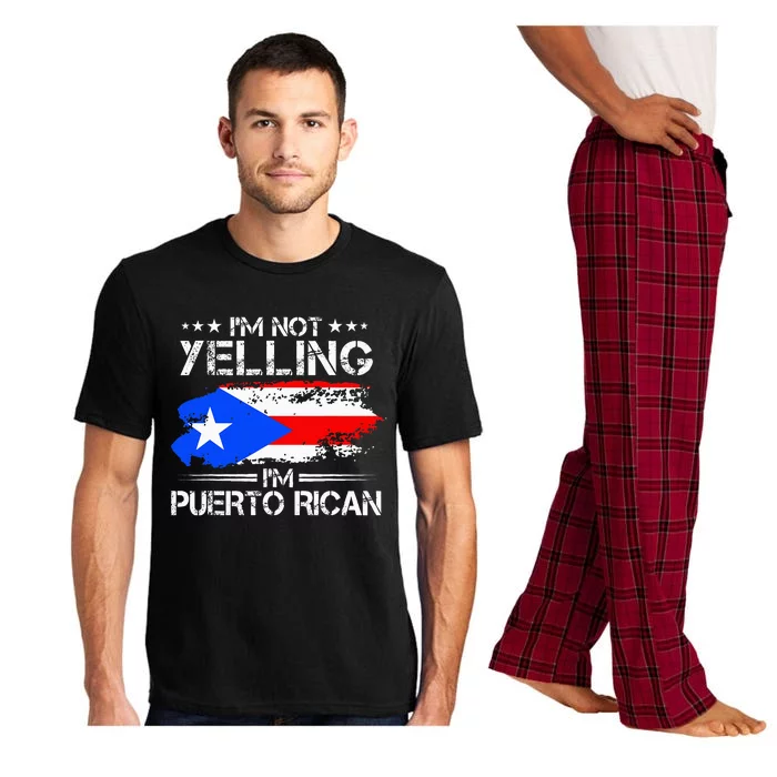 IM Not Yelling IM Puerto Rican Pride Puerto Rico Pajama Set