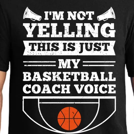 I'm Not Yelling This Is Just My Basketball Coach Voice Pajama Set