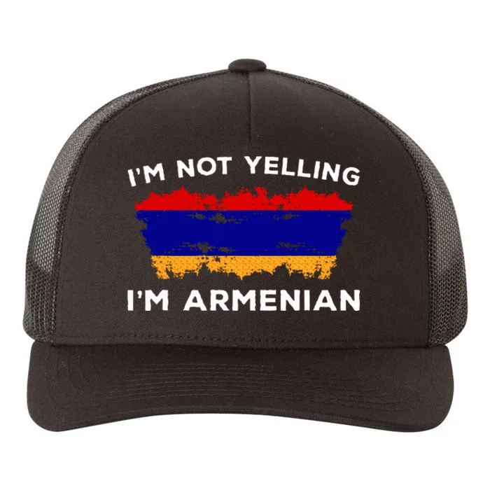 Im Not Yelling Im Armenian Humor Lover Yupoong Adult 5-Panel Trucker Hat