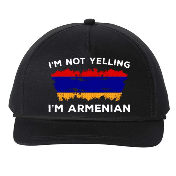 Im Not Yelling Im Armenian Humor Lover Snapback Five-Panel Rope Hat