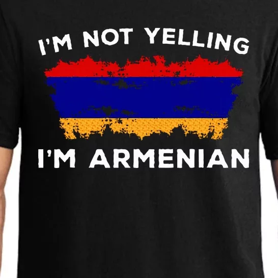 Im Not Yelling Im Armenian Humor Lover Pajama Set