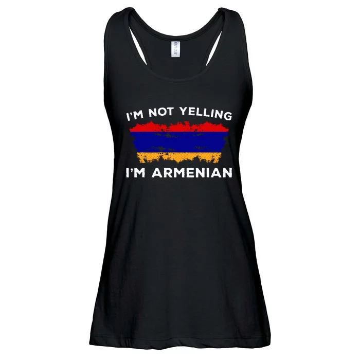 Im Not Yelling Im Armenian Humor Lover Ladies Essential Flowy Tank