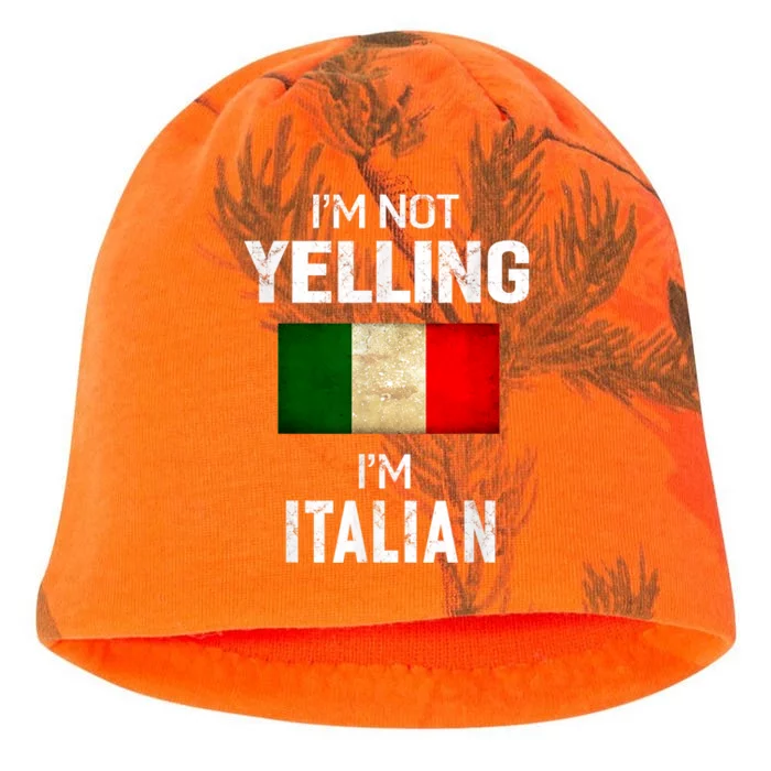 Im Not Yelling Im Italian Tee Shirts Men Women Funny Gift Kati - Camo Knit Beanie