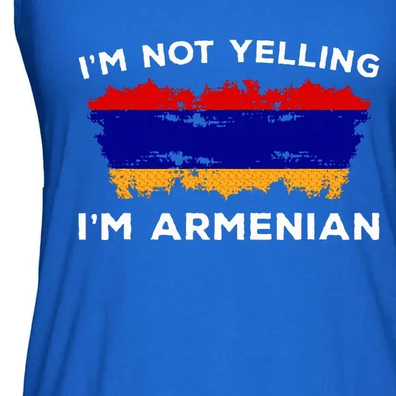 IM Not Yelling IM Armenian Ladies Essential Flowy Tank