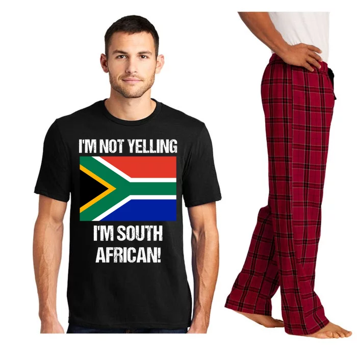 Im Not Yelling Im South African Country Flag South Africa Gift Pajama Set