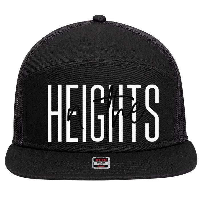 In New York the Washington Heights 7 Panel Mesh Trucker Snapback Hat