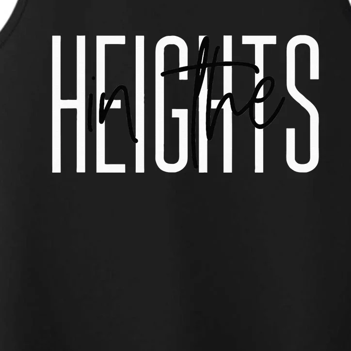 In New York the Washington Heights Performance Tank