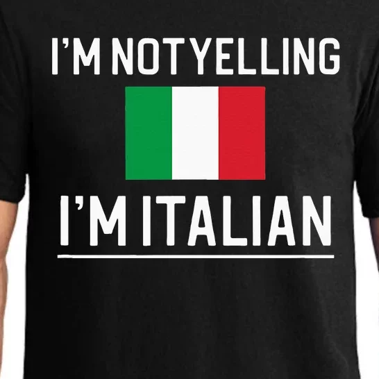 IM Not Yelling IM Italian Pajama Set