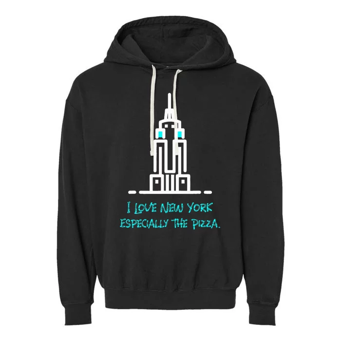 I New York Especially The Pizza Broadway Garment-Dyed Fleece Hoodie