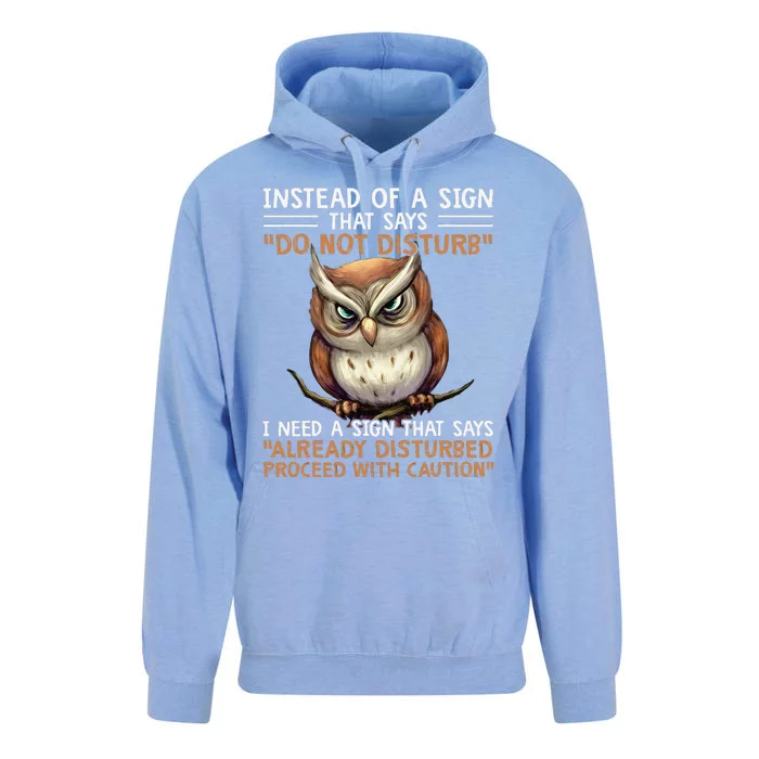 Instead Of A Sign That Says Do Not Disturb Unisex Surf Hoodie