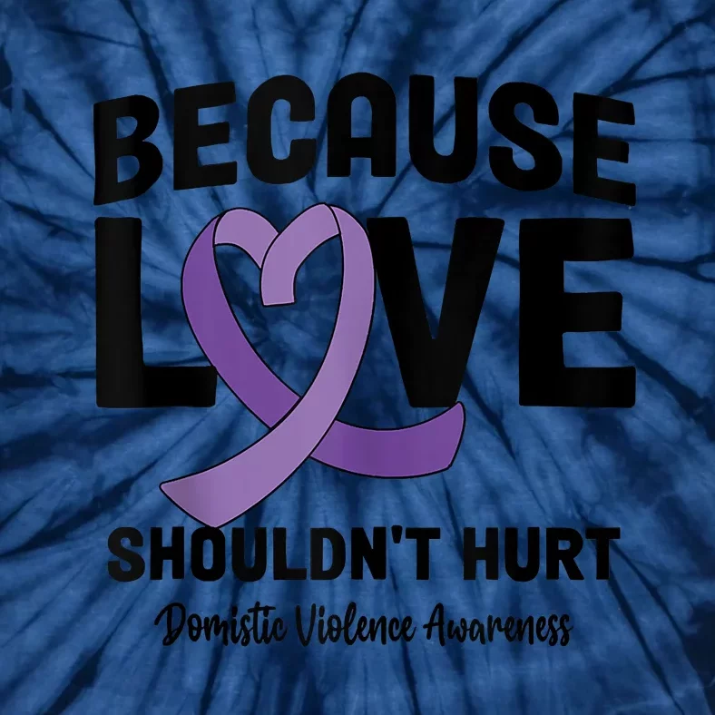 In October Awareness Domestic Violence Awareness Purple Tie-Dye T-Shirt