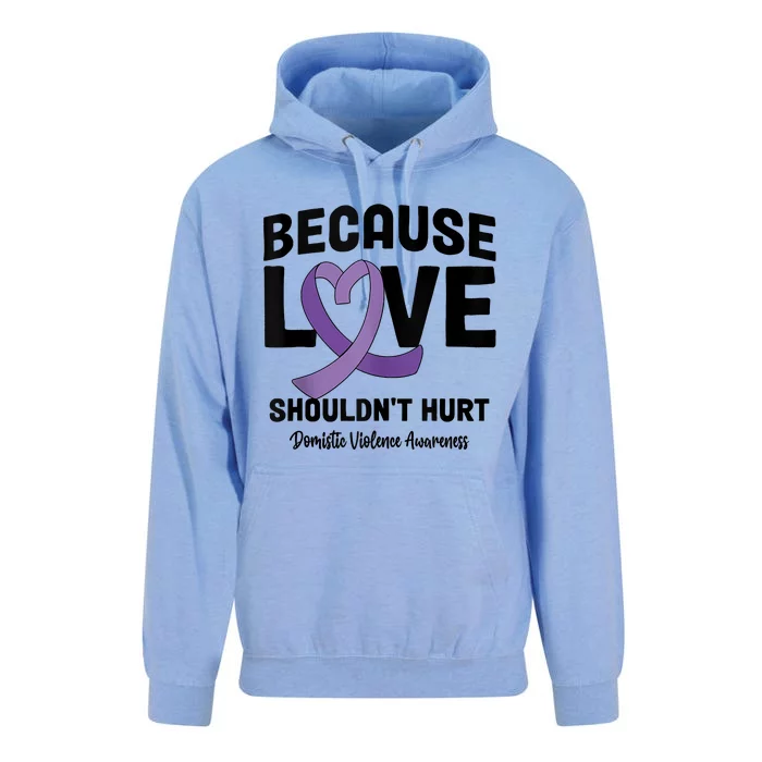 In October Awareness Domestic Violence Awareness Purple Unisex Surf Hoodie