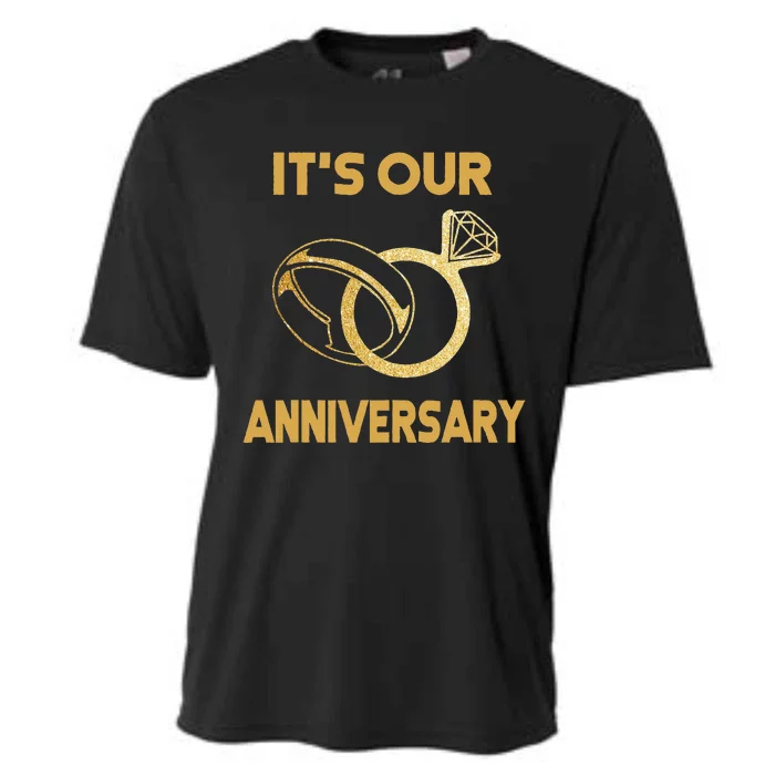 ItS Our Anniversary Wedding Love You Wife Husband Cooling Performance Crew T-Shirt