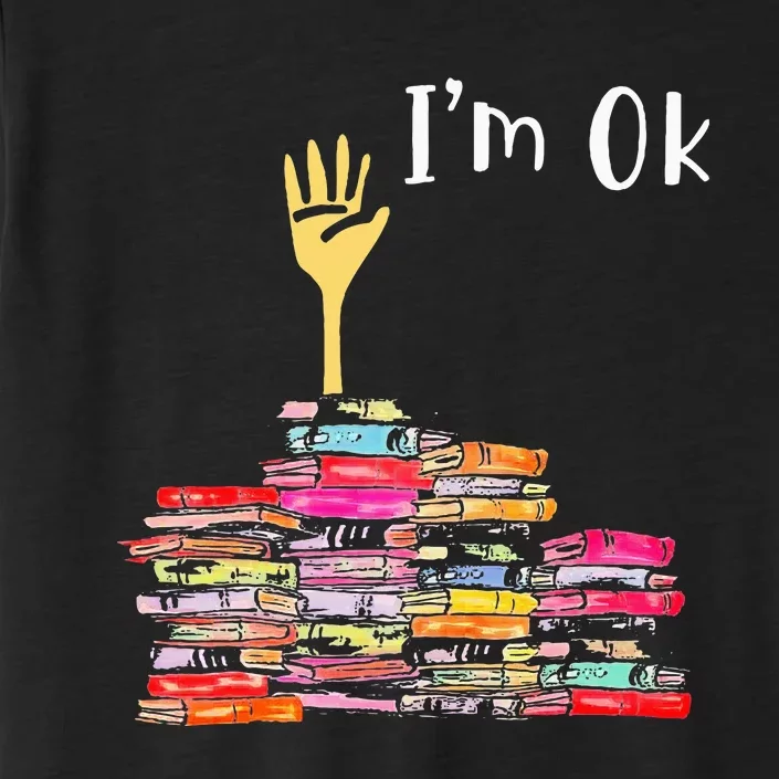 IM Ok Books Funny Boooks Lover ChromaSoft Performance T-Shirt