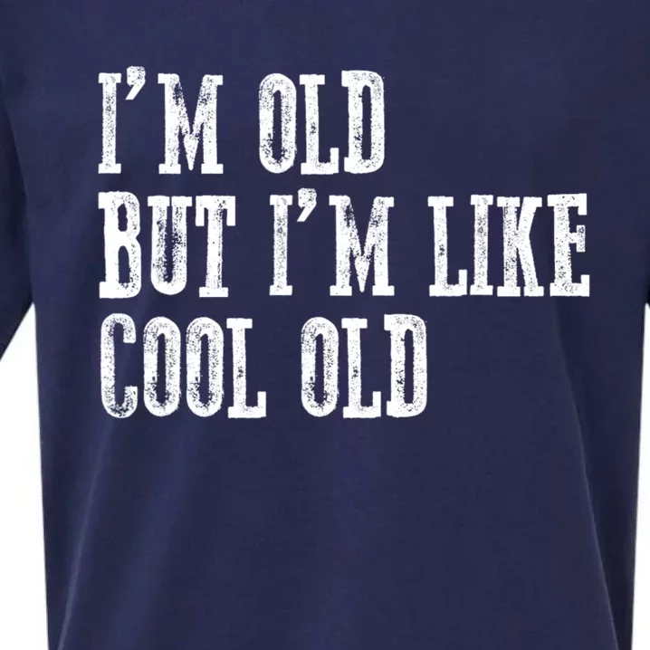 IM Old But IM Like Cool Old Funny Saying Sueded Cloud Jersey T-Shirt