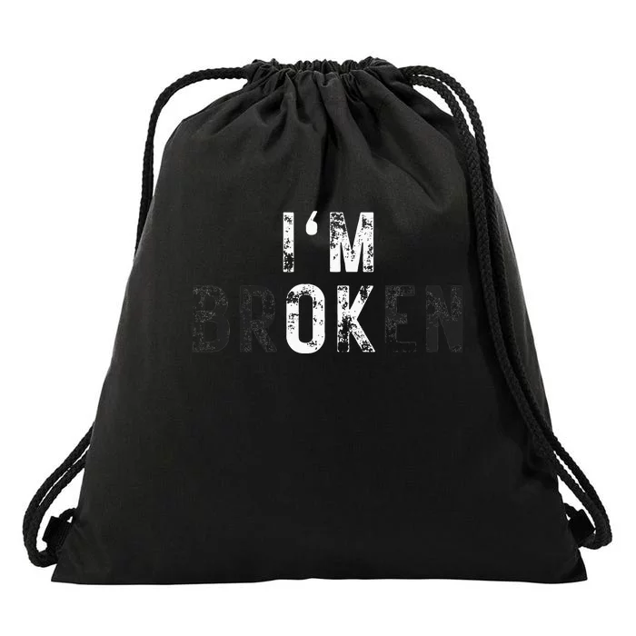 Im Ok Broken Drawstring Bag