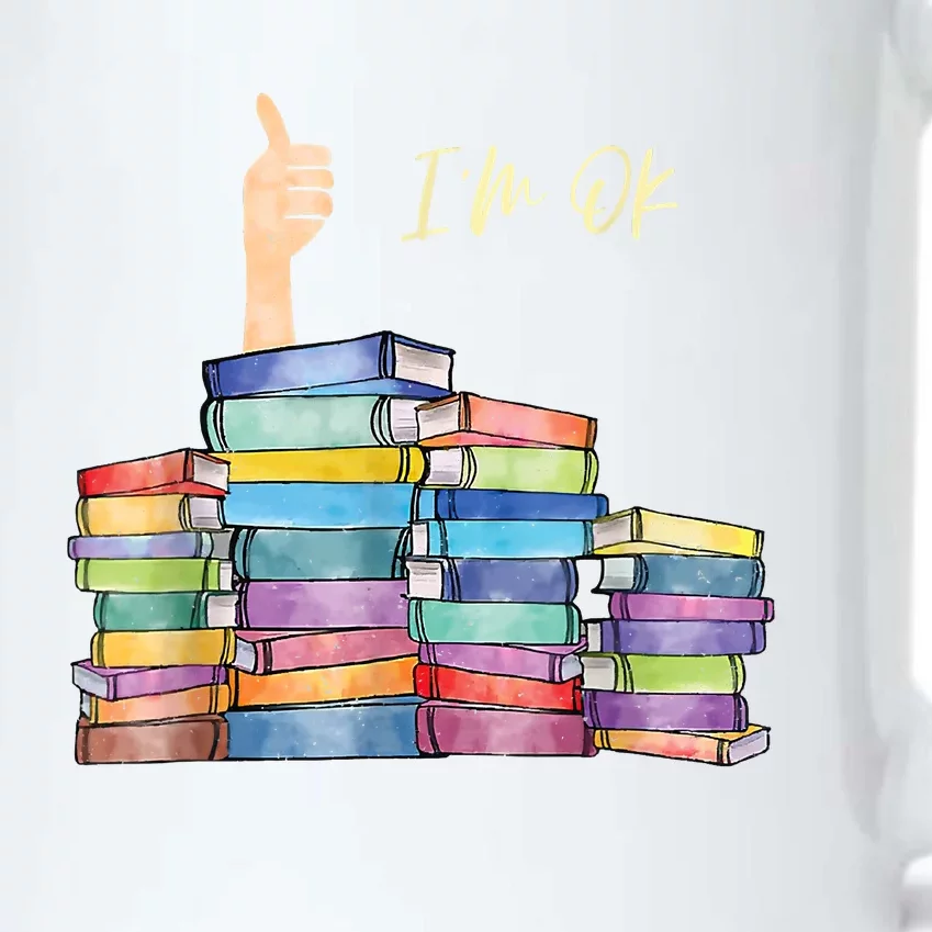 Iam Ok Book Lover National Book Lovers Day Black Color Changing Mug