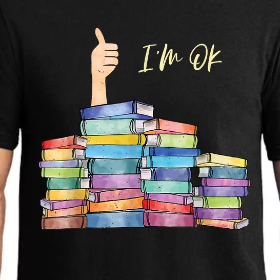 Iam Ok Book Lover National Book Lovers Day Pajama Set