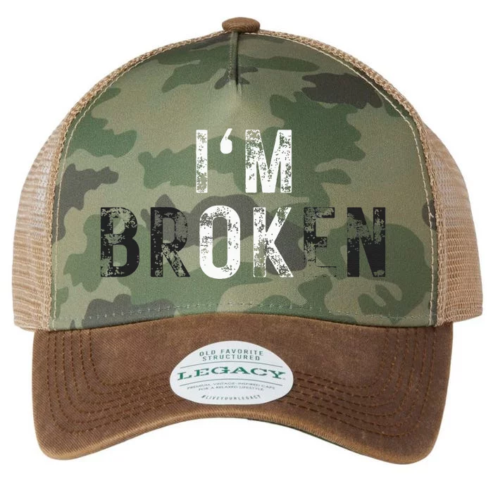 IM Ok Broken Legacy Tie Dye Trucker Hat