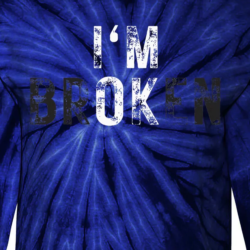 IM Ok Broken Tie-Dye Long Sleeve Shirt