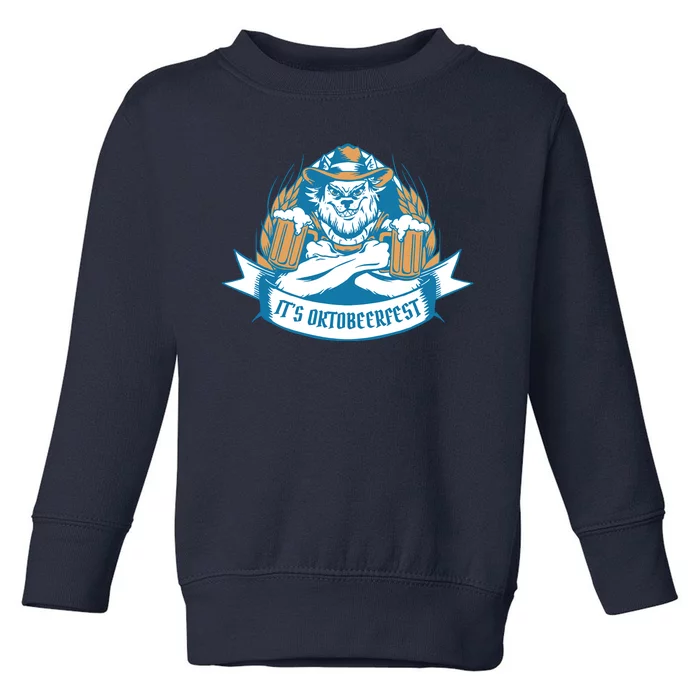 It's Oktoberfest Beer Toddler Sweatshirt