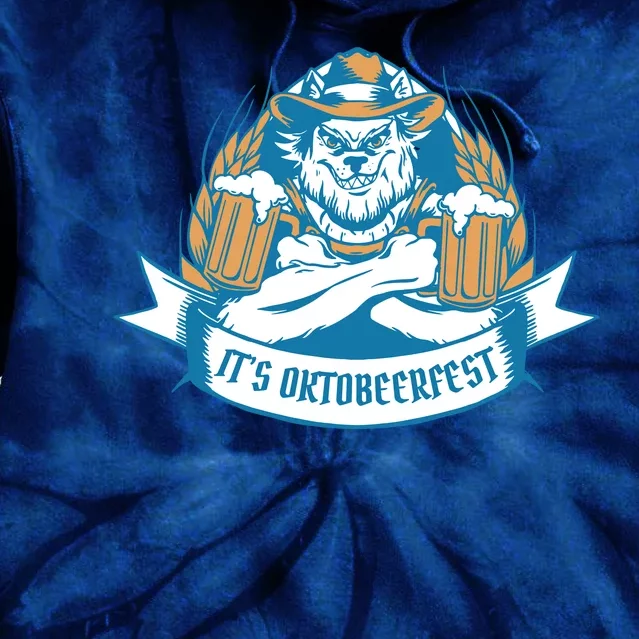 It's Oktoberfest Beer Tie Dye Hoodie