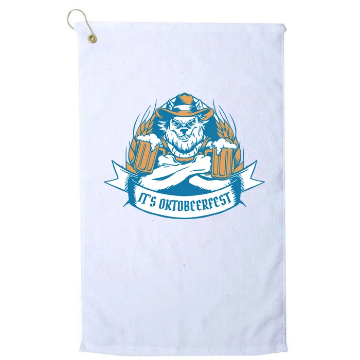 It's Oktoberfest Beer Platinum Collection Golf Towel