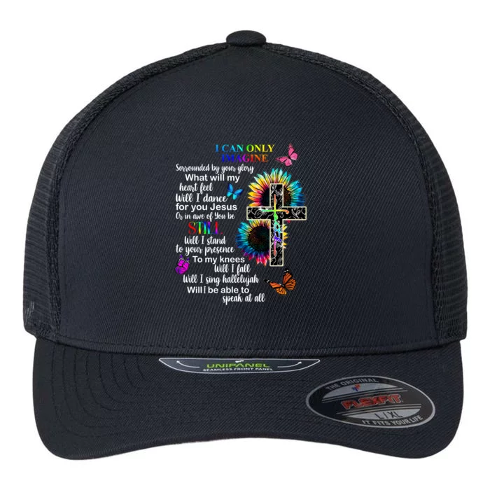 I Only Can Imagine Faith Christian Jesus God Flexfit Unipanel Trucker Cap