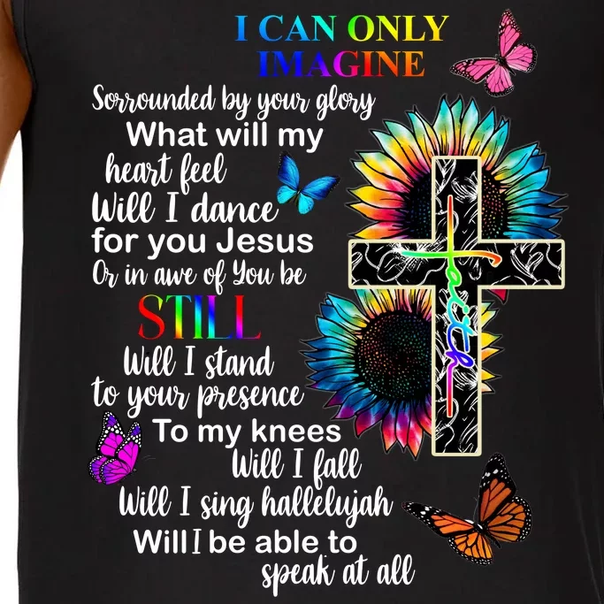 I Only Can Imagine Faith Christian Jesus God Comfort Colors® Tank Top