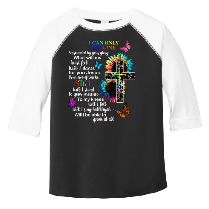 I Only Can Imagine Faith Christian Jesus God Toddler Fine Jersey T-Shirt